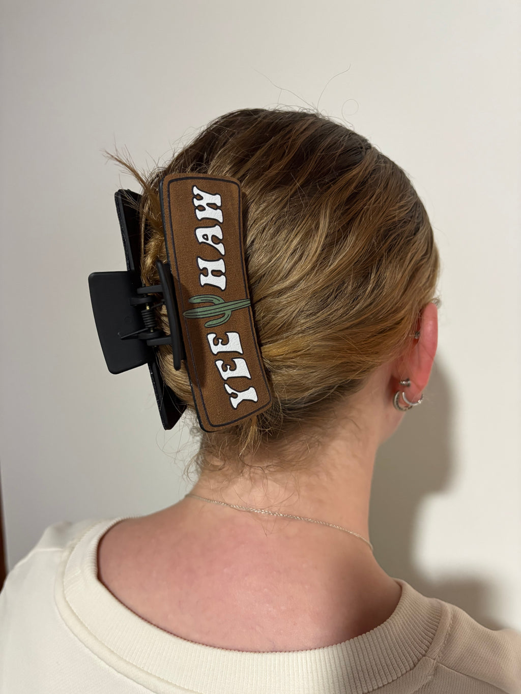 Western Yee Haw Claw Clip