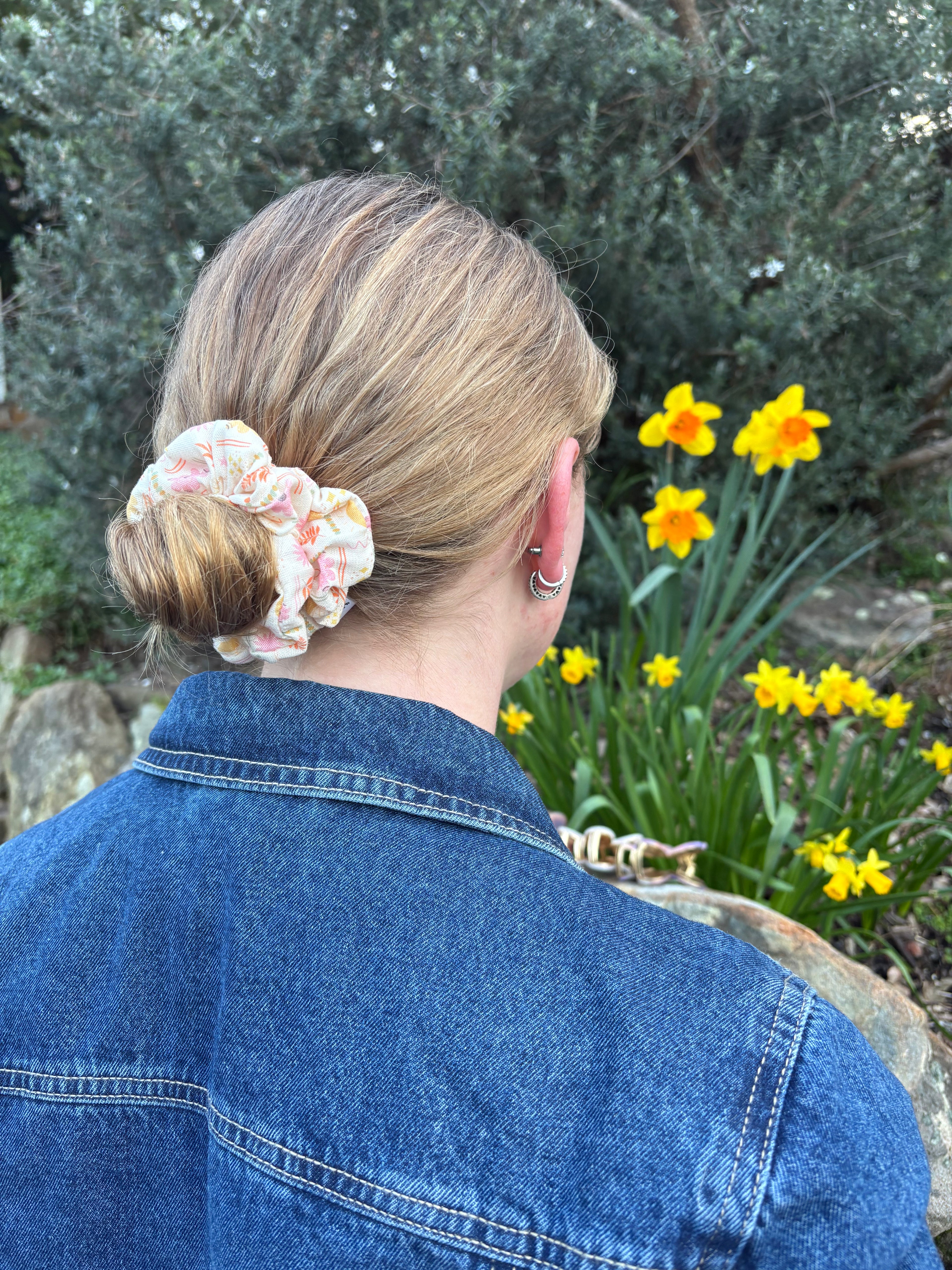 Boho Bloom Scrunchie