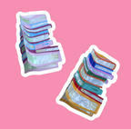 Book Stack Claw Clip